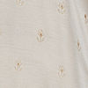 Beige Blended Viscose Kurta Pajama with Self-Texture